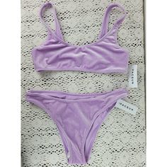 Pacsun Kendall Kylie Purple Lavender Velvet Bikini Swimsuit Top Bottom Set M New Bikini Set Is New With The Original Tags. Color Is A Light Purple / Lavender. See Photos For Measurements. Returns Are Not Accepted On This Item. Please Review All Photos Carefully, And Message Me With Any Questions Before Purchasing. All Items Are In As Found Condition And May Need To Be Cleaned. Sold As Is. Returns Are Not Accepted. All Of Our Items Are Cross Posted On Multiple Platforms, Sales Are Not Complete Un Pacsun Swim, Purple Lavender, Kendall Kylie, Kendall + Kylie, Swimsuit Tops, Light Purple, Pacsun, Womens Swim, Lavender