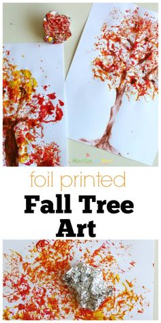 fall tree art project for kids to make