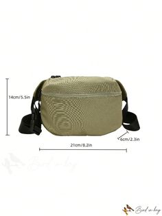 BirdinBag - Compact Green Minimalist Everyday Fanny Bag Trendy Belt Bag For Daily Use With Pockets, Trendy Belt Bag With Pockets For Daily Use, Trendy Belt Bag For Daily Use, Everyday Large Capacity Beige Belt Bag, Khaki Crossbody Chest Bag For Daily Use, Trendy Large Capacity Belt Bag, Solid Color Belt Bag With Pockets For Everyday, Trendy Large Capacity Belt Bag For Everyday, Versatile Belt Bag With Large Capacity For Everyday