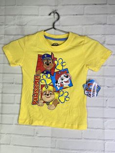 Up for grabs is a brand new Nickelodeon Paw Patrol Chase Rubble Marshall Short Sleeve Tee T-Shirt Top Kids Boys Girls Size 4T. Never worn or used. Measurements Laying flat are included in photos, PLEASE compare them to your own for proper fit! Please refer to all photos. Ask any questions prior to purchasing. Thanks! Browse my store for other great listings!!! NEW listings added daily!!! PLEASE VIEW PHOTOS VERY CAREFULLY BECAUSE THEY ARE APART OF THE DESCRIPTION AND SHOWS IN GREAT DEPTH THE CORR Paw Patrol Chase, Chase Paw Patrol, Paw Patrol Nickelodeon, Top Kids, Size 4t, Baby & Toddler Clothing, Paw Patrol, Nickelodeon, Shirt Top