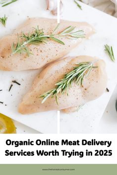 organic chicken being cooked with rosemary Organic Labels