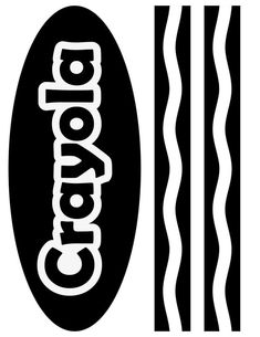 an oval sign with the word choppy written in white and black letters on it