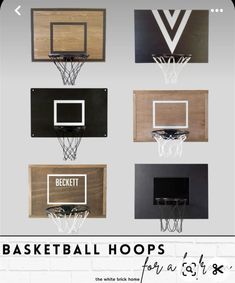 basketball hoops for sale on the wall