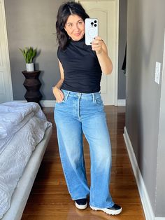 Guide To MOTHER Denim: Wide-Leg & Baggy Styles, Reviewed Pick Outfits, Baggy Jean, Wide Jeans