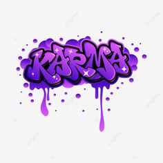 karma graffiti typography vector karma graffiti typography png Graffiti Ideas Words, Graffiti Art Words, Girly Graffiti, Dream Graffiti, Cool Graffiti Art, Graffiti Art Design, Graffiti O, Free Graffiti Fonts, Graffiti Typography