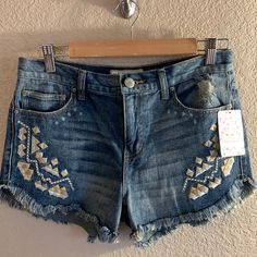 Nwt Brand New Free People Shorts. Gorgeous Detail. Distressed Jean Shorts. Silver Stitching In Embroidery Deco. Smoke Home. Please Message Me With Any Questions. Embroidered Mid-rise Summer Pants, Embroidered Mid-rise Pants For Summer, Embroidered High Rise Blue Bottoms, Summer Mid-rise Pants With Floral Embroidery, Mid-rise Pants With Floral Embroidery For Summer, Mid-rise Floral Embroidery Summer Pants, Summer Embroidered Medium Wash Bottoms, Embroidered Medium Wash Bottoms For Summer, Embroidered Mid-rise Medium Wash Bottoms