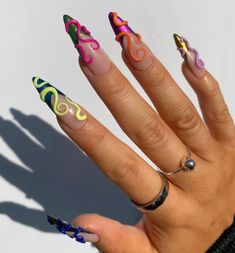 Save Instagram, Diy Acrylic Nails, Work Nails, Unique Acrylic Nails, Expecting Parents, Mixed Feelings, Girls Nails, 3d Nail