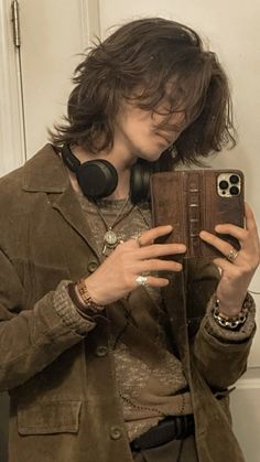 Foto Ideas Instagram, Cool Fits, Long Hair Styles Men, Pretty Design, Grunge Outfits, Hair Looks, Cortes De Cabello Corto