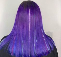 45 Glamorous Hair Tinsel Ideas Trending in 2022 Purple Hair With Tinsel, Hair Tinsel Ideas, Tinsel Ideas, Glitter Extensions, Galaxy Hair, Hair Tinsel, Latest Short Haircuts, Glamorous Hair, Dirty Blonde Hair