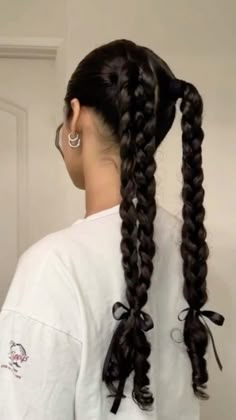 Barista Hairstyles Starbucks, Cute Summer Hairstyles For Long Hair, Hairstyles For Bed Sleep Night, Hairstyles To Sleep In, Bed Hairstyles, Bedtime Hairstyles, Hairstyles For Hot Days, Mexico Braids, Mexican Braids