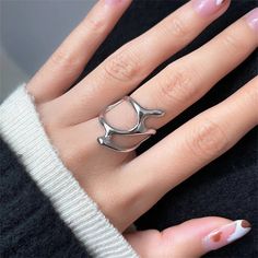 SPECIFICATIONS Metals Type: Zinc alloy Material: Metal Gender: Women Compatibility: All Compatible Item Type: Rings Style: TRENDY Rings Type: Wedding Bands Shape\pattern: Irregular Fine or Fashion: Fashion Occasion: Party Wholesale&Dropshipping: Support Feature: High quality, classic style Gender: Women Lady Girls Female Boy Men Occasion: Daily use/Party/ Beach /Birthday Anniversary /Wedding /Engagement Material: Alloy/Copper Color: Colorfu [20231010] Hot Necklaces, Ring Party Jewelry, Open Rings, Y2k Jewelry, Geometric Bracelet, Daily Jewelry, Trendy Ring, Star Bracelet, Mood Tracker