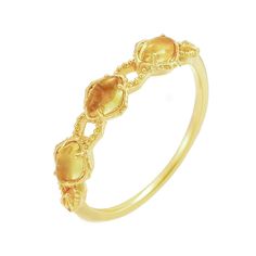 Stunning 3-stone Citrine Oval Cut Ring, 14K Gold Plated! An exquisite piece of wealth-promoting jewelry, this ring will bring a fortune of good luck--perfect as a gift for birthdays and Scorpio novans. Minimalist and modern, this ring will lend a beautiful touch of luck to your look! ----------- DESCRIPTIONS -----------▪ Gemstone: Natural Citrine▪ Gem Size: Width - 4.6mm▪ Stone Shape: Oval▪ Stone Cut Type: Oval▪ Ring Size: US5 - US8▪ SKU: TB2051▪ Plating: 14K Gold Vermeil▪ Material: 925 Sterling Gold Topaz Three Stone Ring Fine Jewelry, Gold Three Stone Topaz Ring Fine Jewelry, Yellow Three Stone Ring For Gift, Yellow Three Stone Rings As Gift, Yellow Three-stone Rings, Yellow Stone Ring, Sagittarius Birthstone, Yellow Stone Rings, Oval Cut Ring