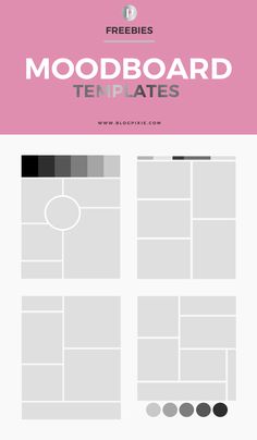 the freebie's mood board templates