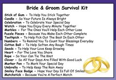 a poster with two gold wedding rings on top of each other and the words husband to be survival kit