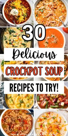 30 delicious crockpot soup recipes to try