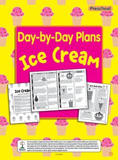 an ice cream book with instructions on how to use it