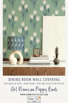 the dining room wall covering is available for purchase