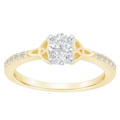 Featuring stunning oval-cut and round diamonds, this 14k gold Alyson Layne engagement ring is the perfect way to say "I love you." Featuring stunning oval-cut and round diamonds, this 14k gold Alyson Layne engagement ring is the perfect way to say "I love you."Click on this JEWELRY & WATCHES GUIDE to learn about fit, styles, materials and more! Width: 1/4 in. Metal: 14k gold Plating: rhodium Finish: polished Packaging: boxedDIAMOND DETAILS Total weight: 1/2 ct. Center stone weight: 3/8 ct. Color Diamond Oval Engagement Ring, Oval Engagement Ring, Oval Diamond Engagement Ring, Oval Engagement, Right Hand Rings, Engagement Rings Oval, Say I Love You, 2 Carat, Oval Diamond