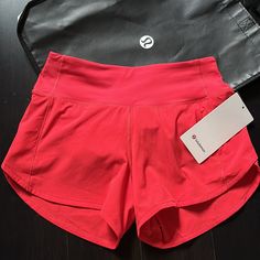 Brand New With Tags Lululemon Speed Up Mr Shorts 4” Color Carnation Red Size 2 Guaranteed Authentic Please Note I Do Not Accept/Respond To Low Ball Offers Thank You! G933 Red Lululemon Shorts, Cute Lululemon Outfits, Lululemon Outfits, Shorts Lululemon, Shorts Athletic, Athletic Shorts, Speed Up, Lululemon Athletica, Size 2