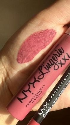 Nyx Lip Lingerie Xxl Swatches, Nyx Lingerie Xxl Swatches, Nyx Lingerie Lipstick, Pink Lip Combo, Lips Combo, Lipstick Combo, Plum Lip, Nyx Lip Liner, Nyx Lip Lingerie