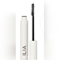 Ilia Limitless Lash Lengthening Clean Mascara After Midnight - Soft Black. Bnib Size 0.27 Oz / 8 G Standard Size An Award-Winning Clean Mascara That Lengthens, Lifts, And Separatesnow With More Planet-Friendly Packaging. This Cult-Favorite Mascara Takes Lashes Beyond Their Limitsnaturally. The Dual-Sided Wand Catches Every Lash For Eye-Opening Length And Definition. Long-Lasting Formula Resists Clumping, Flaking, And Smudging. New Lighter, Mono-Material Tube Reduces Carbon Emissions By 46% And W Ilia Makeup, Clean Mascara, After Midnight, Eye Opening, Carbon Emissions, Soft Black, Award Winning, Lashes, Long Lasting