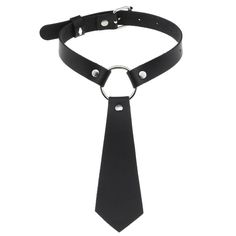 Product Description Adjustable PU Leather Bound Collar Tie Ring Collar Punk Formal Bow Tie Necklace Features: Condition: Brand New Material: PU Leather, Metal Total Length: 45cm/17.7inch Adjustable Range: 30-40cm/ 11.8-15.7inch Tie Length: 17cm/6.7inch Made of PU leather, sturdy and durable metal material, not easy to aging, fade, distort, long services life. Design with adjustable leather straps, O-ring decorated in the front, metal rivets decorated. Please check our size measurement below care Garter Collar, Spiked Choker, Emo Accessories, Black Punks, Leather Choker Necklace, Black Choker Necklace, Black Goth, Goth Jewelry, Ring Der O