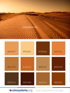 the color palette is brown and orange