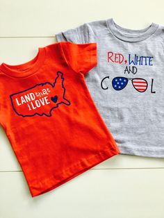 "Celebrate the Fourth of July and show your \"cool\" side in this red white and cool tee! Perfect for 4th of July or Any day!" Merica Shirt, Cool Boys, Bridesmaid Sash, Independance Day, Patriotic Tees, Patriotic Shirt, Rainbow Shirt, Boys Shirt, Kindness Shirts