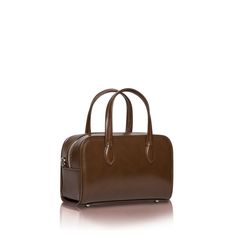 This compact treasure is crafted with precision, offering a sleek and polished look with its clean lines and refined silhouette. The brown cube-shaped case is elegant in its simplicity; Split cattle leather; Silver-tone metallic pieces; Zipper closure; 1 interior slip pocket; 1 interior zipper pocket; Size: 8.0"W x 4.7"H x 3.0"D; Top handle drop: 3.5"; Crossbody strap drop: 18.9"-21.7" ;Weight: 0.9 lbs White Accessories, Caramel Brown, Mini Crossbody Bag, Satchel Handbags, Leather Silver, Mini Crossbody, Pocket Size, Vintage Brown, 7 H