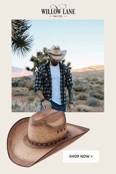 Men's Jason Aldean Cowboy hat by Resistol Mens Western Wedding Attire, Cowboy Style For Men, Urban Cowboy Style, Cowboy Hats For Men, Straw Hat Crafts, Straw Hats Outfit, Mens Western Style, Mens Straw Hats, Mens Western Wear