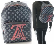 Louis Vuitton Monogram Ink Upside Down Apollo Backpack Limited Edition - Kim Jones Signature WHY BUY FROM US? We offer 100% authentic merchandise with discounted prices and fast service. Items are discounted of full retail. All items are in stock and shipped out within the same day or 2 business days. Stored in a smoke-free, dust free, pet-free environment and air conditioned.   MERCHANDISE AUTHENTICITY The item will be shipped out to eBay authenticator for physical inspection before sending to Designer Monogram Canvas Backpack, Luxury Travel Backpack With Logo, Designer Travel Backpack, Designer Travel Bag With Monogram Print, Crochet Booties Pattern, Louis Vuitton Supreme, Louie Vuitton, Men Over 50, Designer Backpack