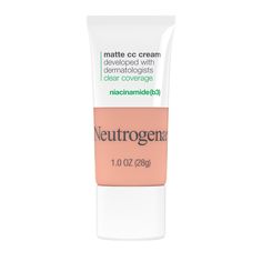 Get a flawless looking complexion with Neutrogena Clear Coverage Flawless Matte CC Cream. Available in 34 natural-looking shades, this color correcting cream makeup from a dermatologist recommended brand provides full, matte coverage, designed to mask imperfections and even skin tone. The mattifying foundation was developed with dermatologists for acne prone skin and is formulated with niacinamide (b3) and is hypoallergenic, free of oil, fragrance, parabens, and phthalates. This breathable formu Color Correcting Cream, Expensive Beauty Products, Skin Undertones, Color Correcting, Cream Makeup, Skin Imperfection, Cc Cream, Gel Cream, Even Skin Tone