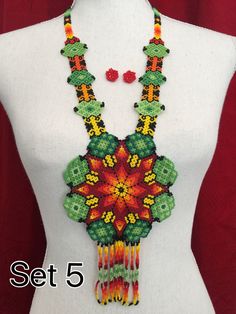 Amazing!! Long Huichol Art Mexican Necklace!! Each necklace is unique, each one has unique colors of beads and unique earrings. Necklace is unisex, look great on males and females ! Necklaces are one size! No closure. Great choice for Mexican gift!! Mexican Gifts, Huichol Art, Mexican Jewelry, Hand Beading, Unique Earrings, Unique Colors, Long Necklace, Statement Necklace, Etsy Earrings