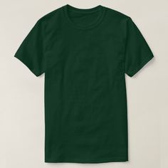 5x Plus Size Plain Forest Green T-Shirt Plain Red T Shirt, Plain Tee Shirts, T Shirt Png, Pink Men, Shirt Print Design, Green T Shirt, Cheap Gifts, Green Tshirt, Plain Tshirt