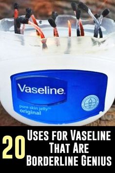 There are so many uses for Vaseline that we wish we knew about them all sooner. Beauty Regimen, Cleaning Organizing, Everyday Items, Vaseline, Simple Ingredient, Makeup Remover