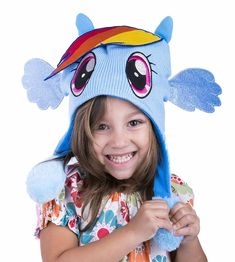 Pull On closure Flipeez Hats, As Seen on TV, is made of soft and cozy acrylic/polyester fleece to keep your child warm and toasty on the coldest of days Flipeez Hat Features Rainbow Dash From My Little Pony with Those Beautiful Eyes and Colorful Bangs and Wings Squeeze Tassle and watch My Little Pony Hands start flipping! Perfect for the child in your life, no matter what age!! Kids Winter Hat, My Little Pony Rainbow Dash, Kids Winter Hats, Love Hat, Geek Gifts, Rainbow Dash, Winter Knits, Winter Hat, Winter Accessories