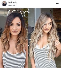 Brunette Going Blonde, Brunette To Blonde Before And After, Blond Ash, Balayage Hair Ash, Dunner Wordend Haar, Blonde Hair Transformations, Blonde Hairstyle, Going Blonde