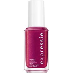 expressie is the only quick dry nail polish worthy enough to carry the essie name. expressie dries in about a minute so you can grab, try, and apply on-the-fly. essie’s first-ever angled brush allows for easy application with both hands. a wide range of unconventional shades to express yourself in every moment. vegan formula: does not contain animal derived ingredients. angle brush down on clean nail bed; apply two coats of any expressie color using dominant hand. flip and angle brush down using Expressie Nail Polish, Nail Polish Stand, Fast Drying Nail Polish, Nail Polish Essie, America Nails, Quick Dry Nail Polish, Dry Nails Quick, Gel Couture, Vegan Nail Polish