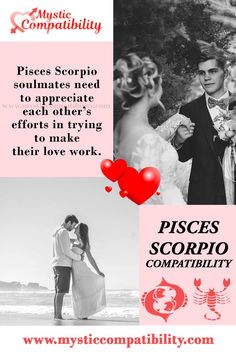 Pisces Scorpio compatibility Pisces X Scorpio Couple, Scorpio Soulmate, Pisces And Scorpio Compatibility, My Dreams Quotes, Scorpio Relationships, Scorpio Compatibility, Pisces Scorpio, Soulmate Signs