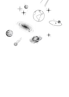 an image of the planets and their satellites