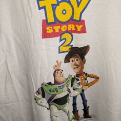 the toy story 2 t - shirt is on display