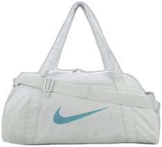 Gym Club, Athletic Accessories, Duffel Bag, Gym, Nike, Silver, White