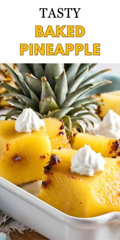 Elevate your meal with this Baked Pineapple Recipe! Juicy pineapple slices are baked to golden perfection with a buttery brown sugar glaze, creating a side dish or dessert that’s bursting with tropical flavor. Pair it with ham for a festive meal, or serve it with vanilla ice cream for a sweet ending.
💡 Use fresh pineapple for an extra burst of flavor!
#BakedPineapple #TropicalDesserts #SimpleAndDelicious #IslandFlavors