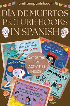 diade muertos picture books in spanish with pictures of the day of the dead activities inside