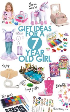 Little girl toys - Present or gift ideas for a 7 year old girl Toys For 3 Year Girl, Caroline Collins, Toddler Girl Toys, Toddler Girl Gifts, Toys By Age, Girl Toys