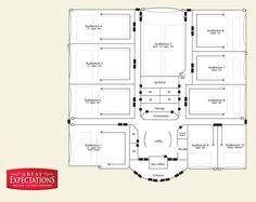 a floor plan for the great expectations theatre