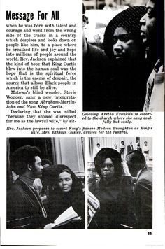 an article in the newspaper features photos of black women and men, including one with a headscarf