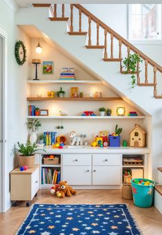 Staircase Storage Under Stairs Play Area Ideas