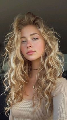 #hairstyle #hairstyles #hairoftheday #hairs #haircolor #haistyle #hairstyling #machinehair #hairshow #hairsalon Taming 7, Blonde Wavy Hair, Spring Hair Color, Honey Blonde Hair, Blonde Hair Inspiration, Hair Color Trends, Hair Transformation, Trendy Hairstyles