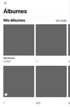 an image of the album cover for'mis albums ', which is in spanish and english